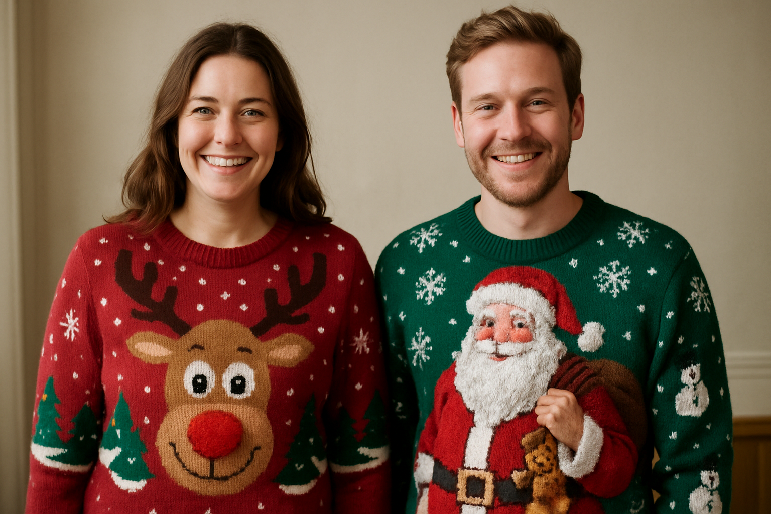 sjove julesweaters - Illustration