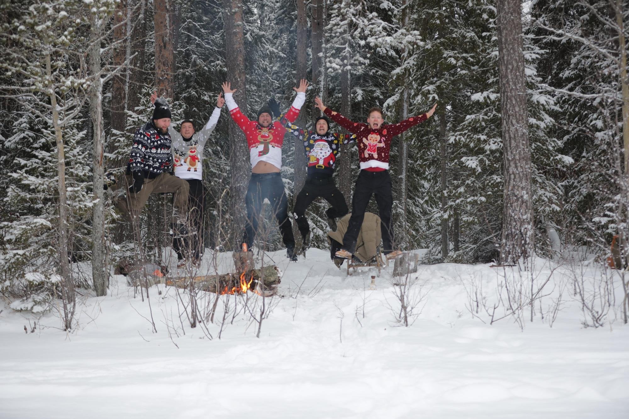 julesweater grøn