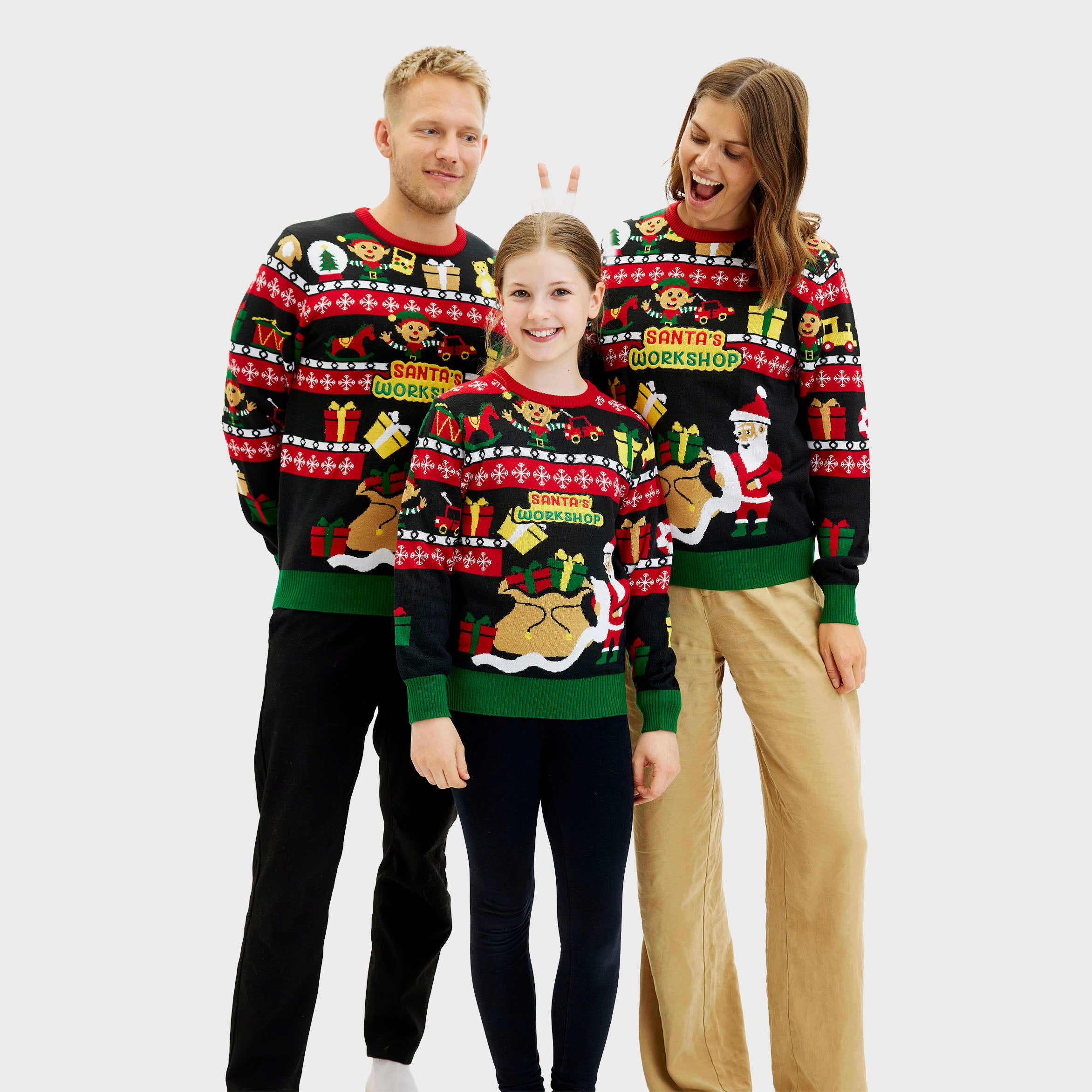 Santa’s Workshop Sweater - Dame