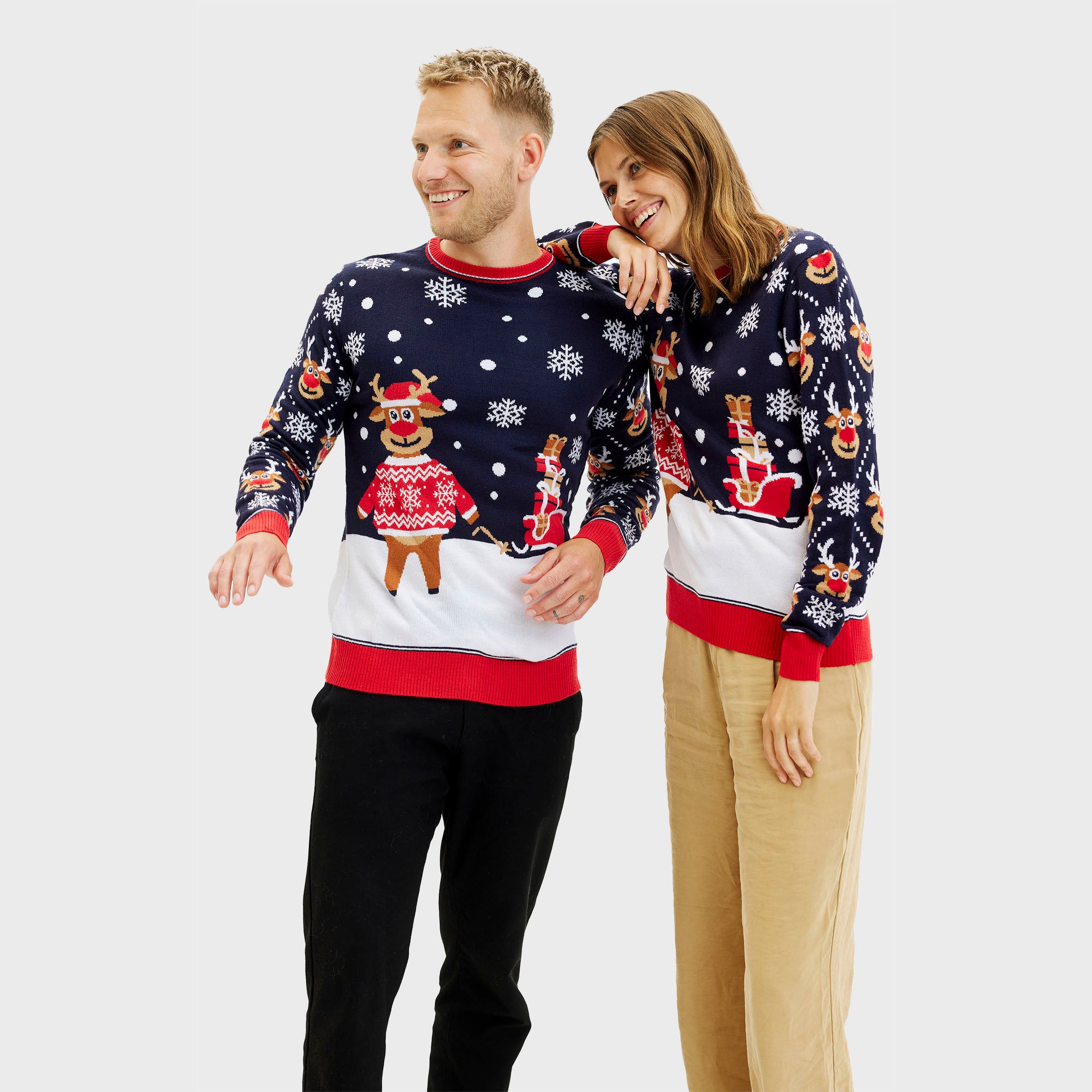 The Bringing Christmas Gifts Sweater - Herre