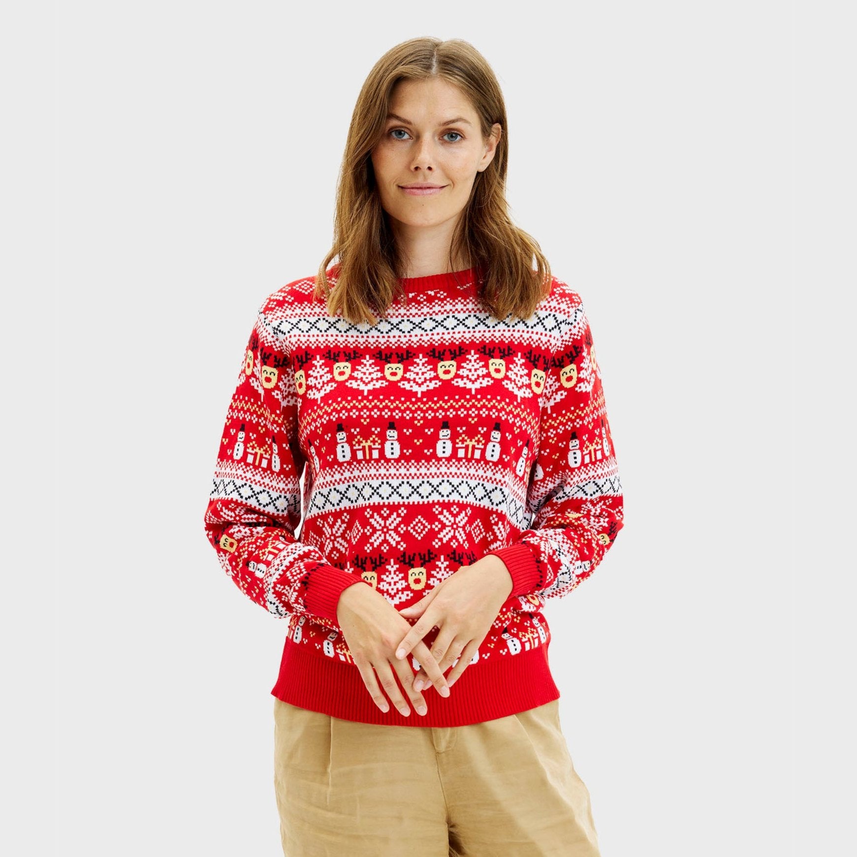 The Reinstyle Sweater Rød til dame