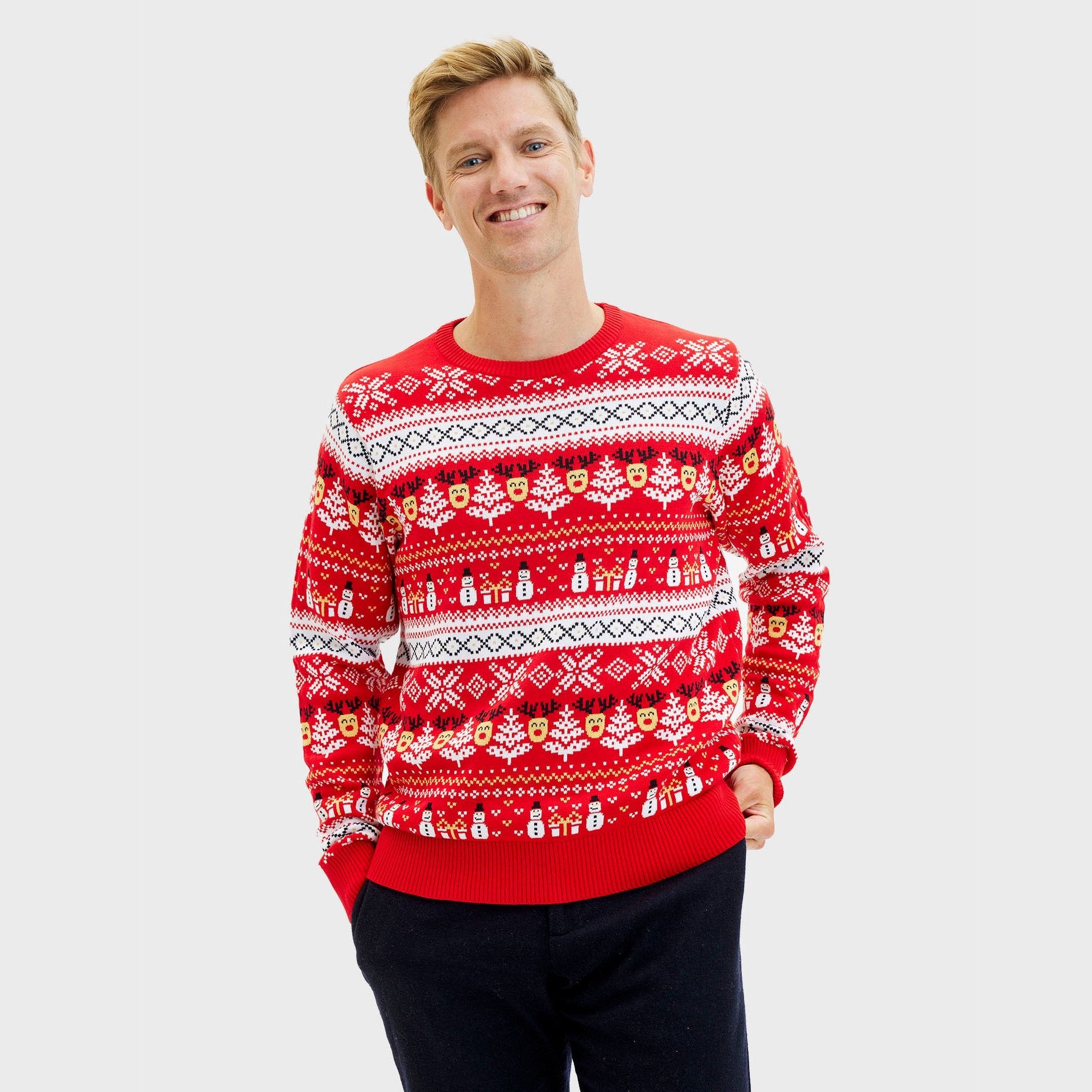 The Reinstyle Sweater Rød til herre