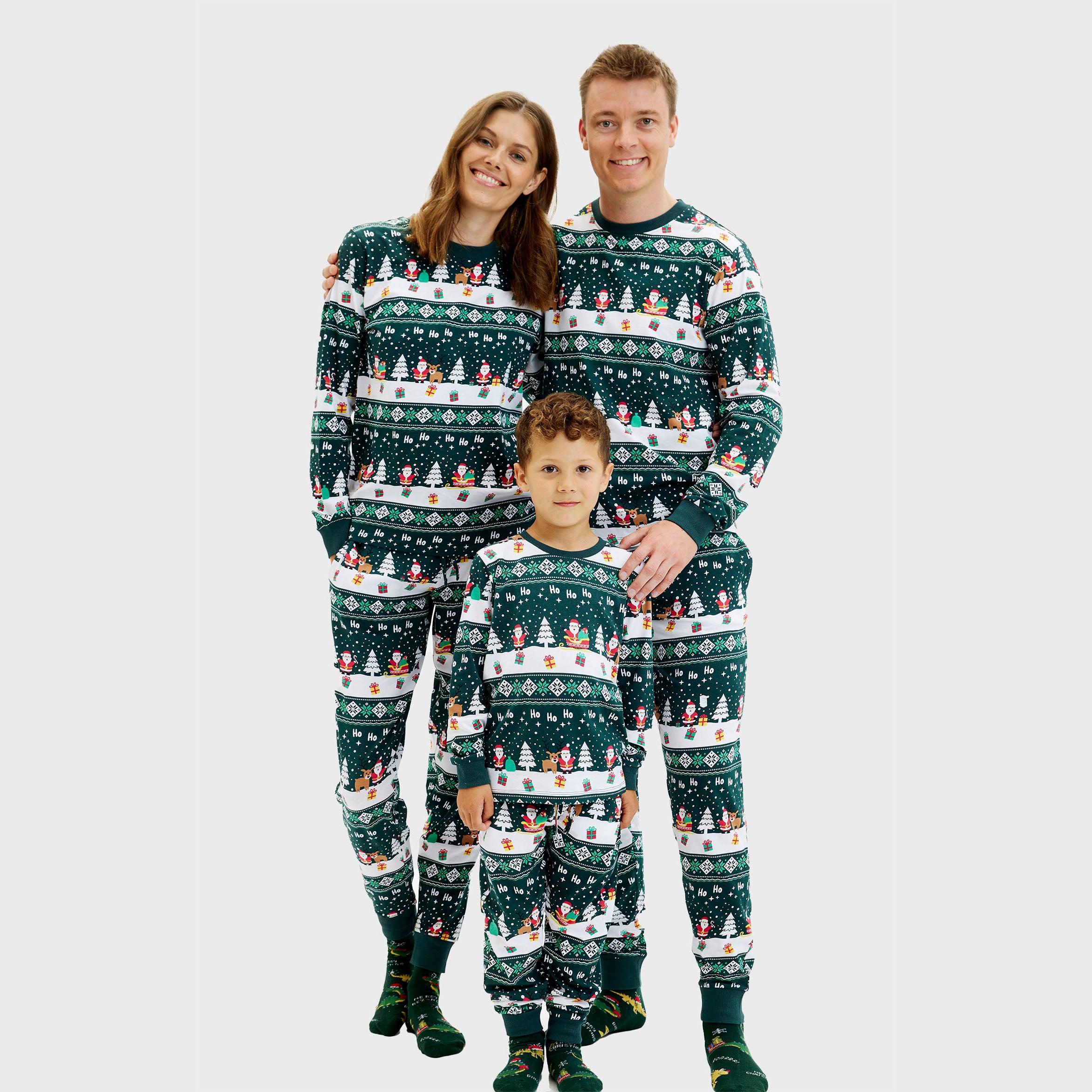 The Jolly Good julepyjamas i grøn til dame