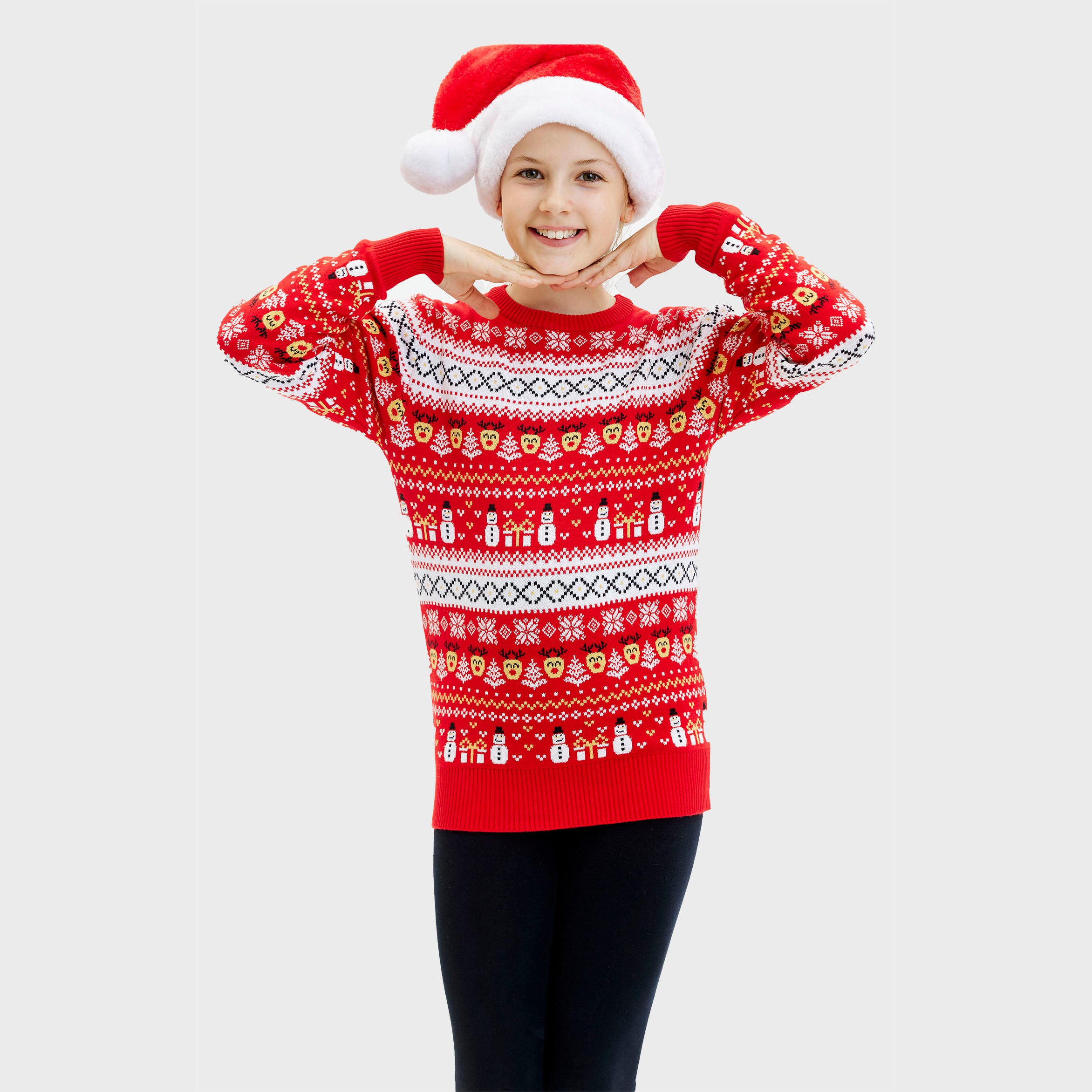 The Reinstyle Sweater Red til børn