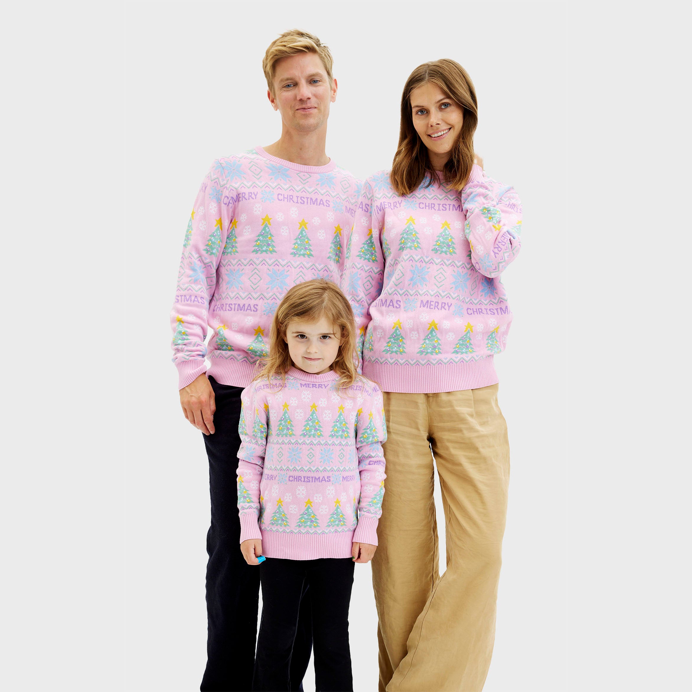 Den pinke julesweater - Dame.
