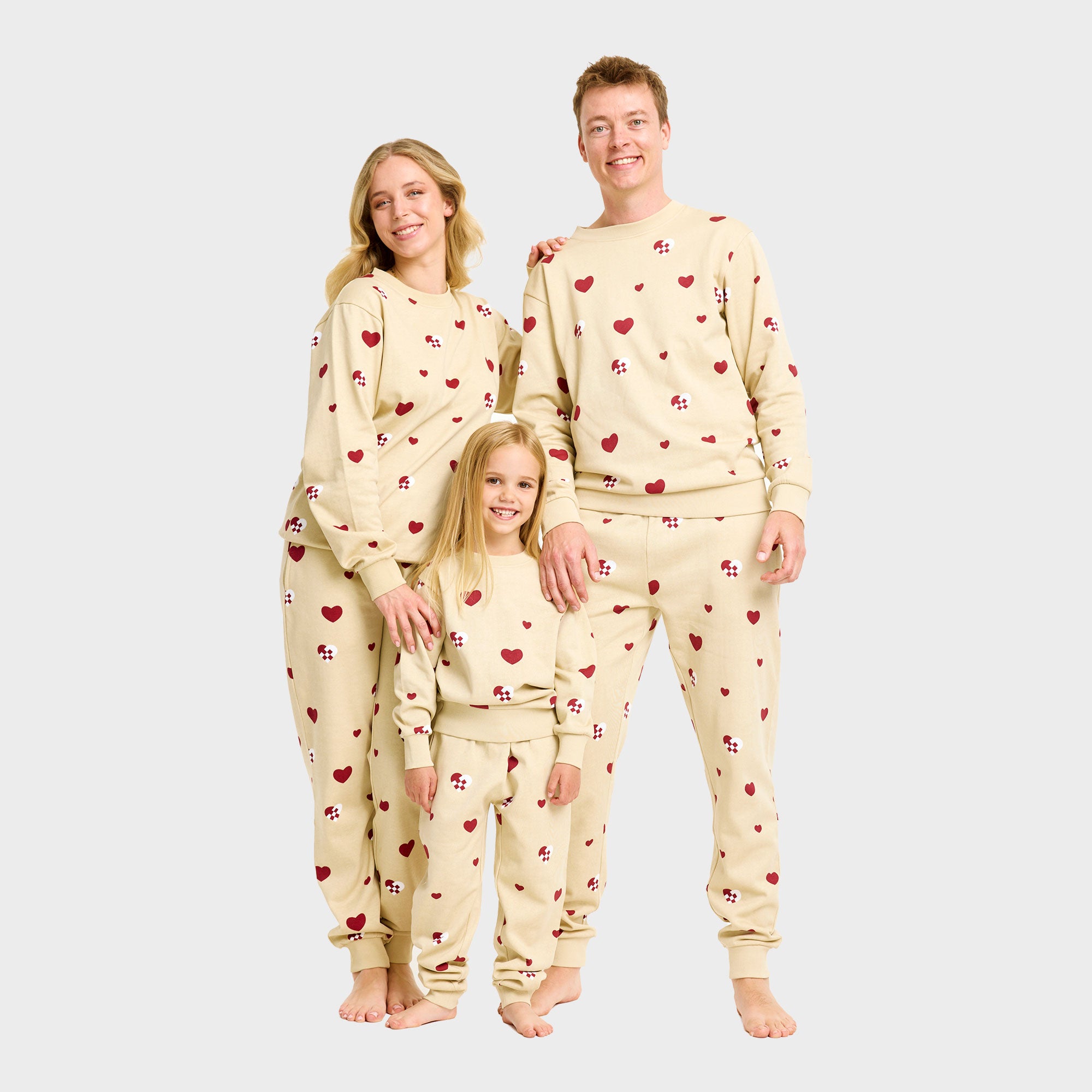 Julehjerte sweatset - Barn.