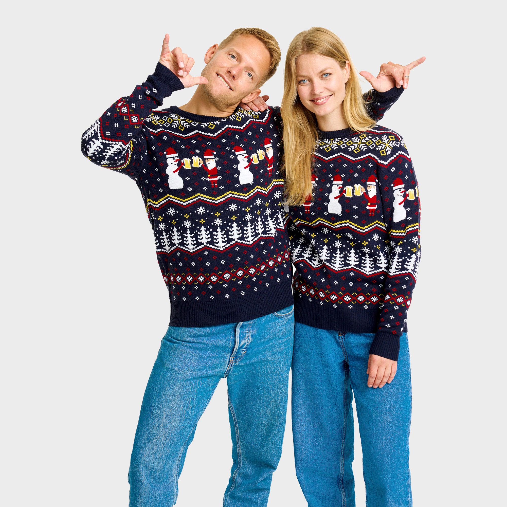 Cheers santa julesweater - Herre