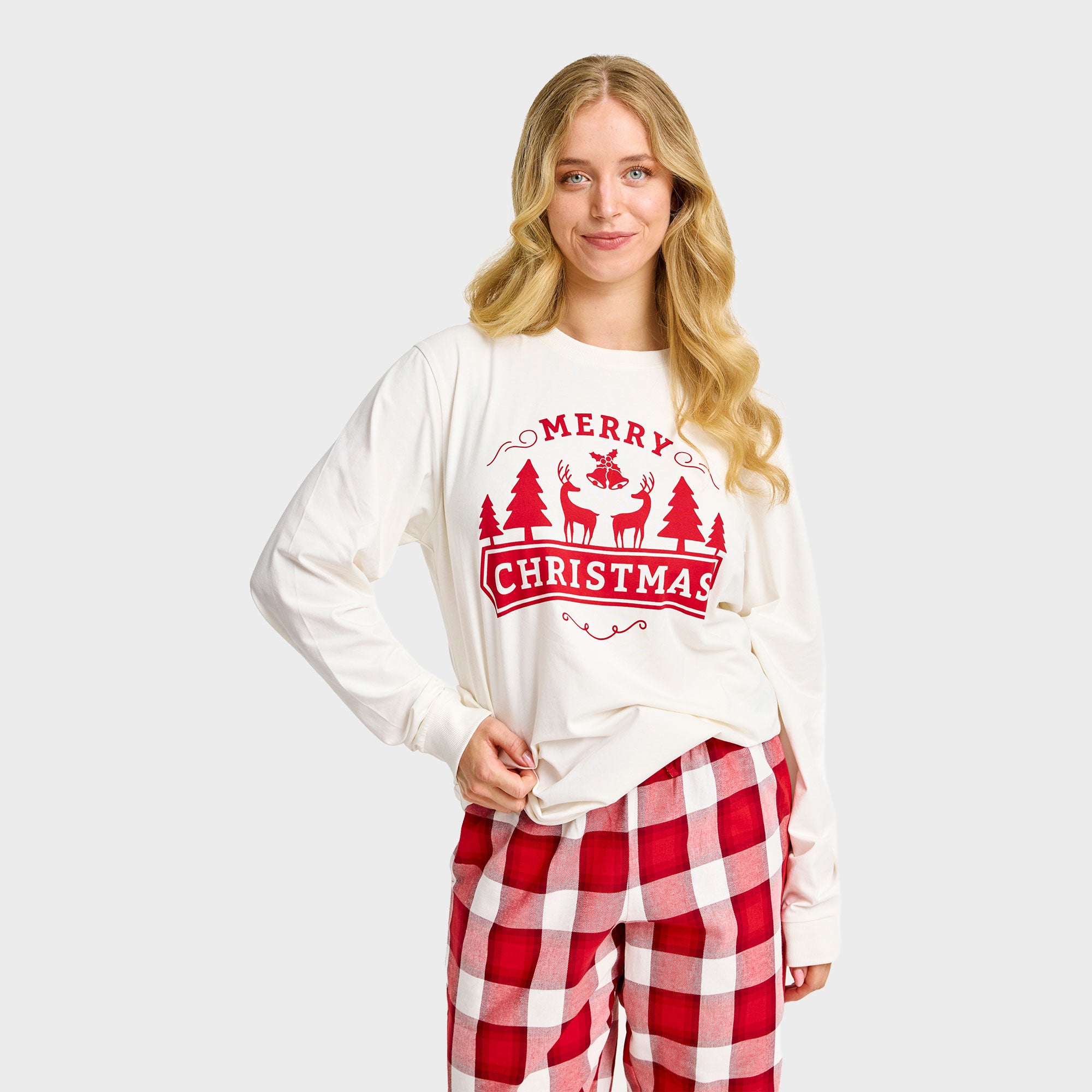Pyjamas flannel & Merry top - Dame