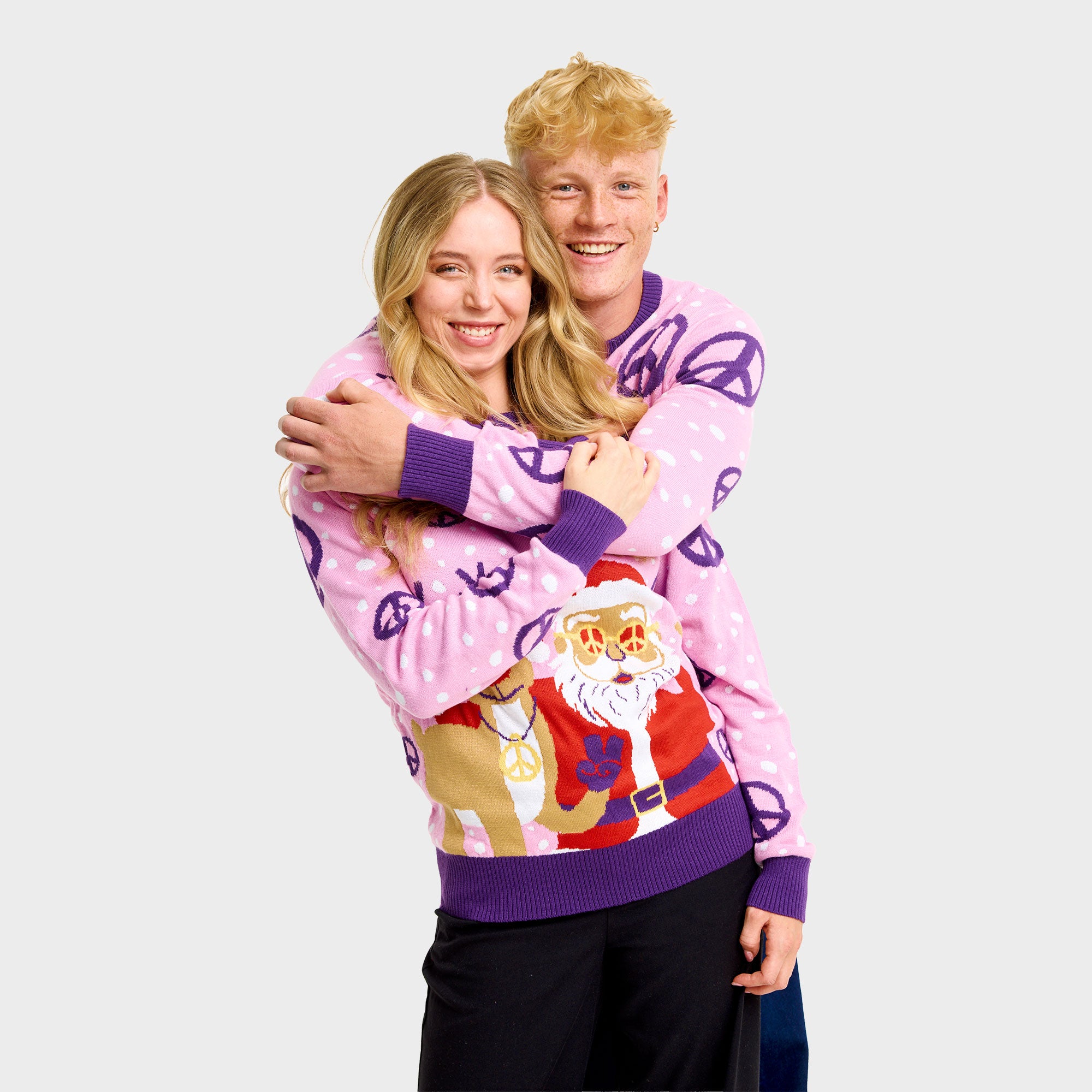 Hippie julesweater - Herre