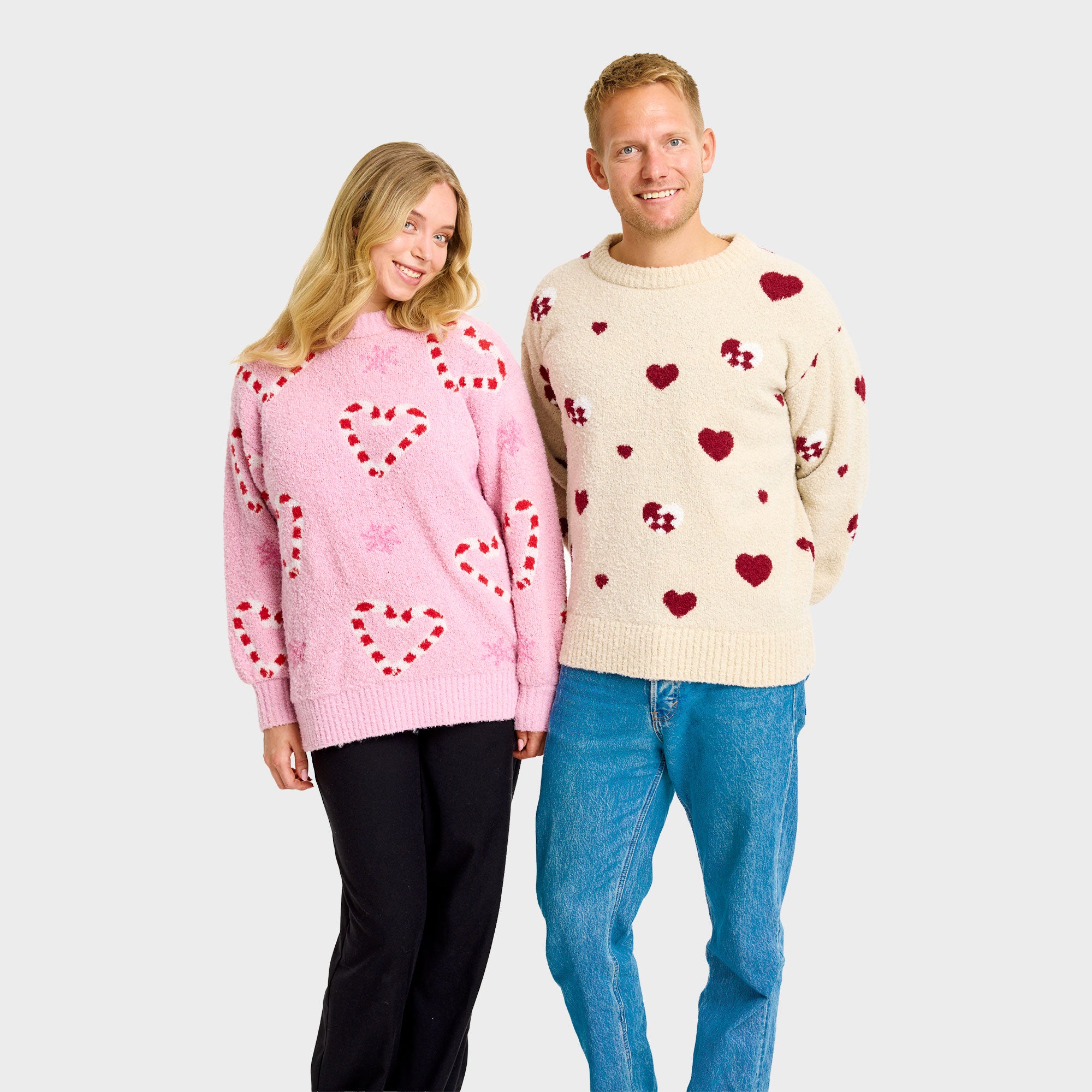 Julehjerte julesweater - Dame