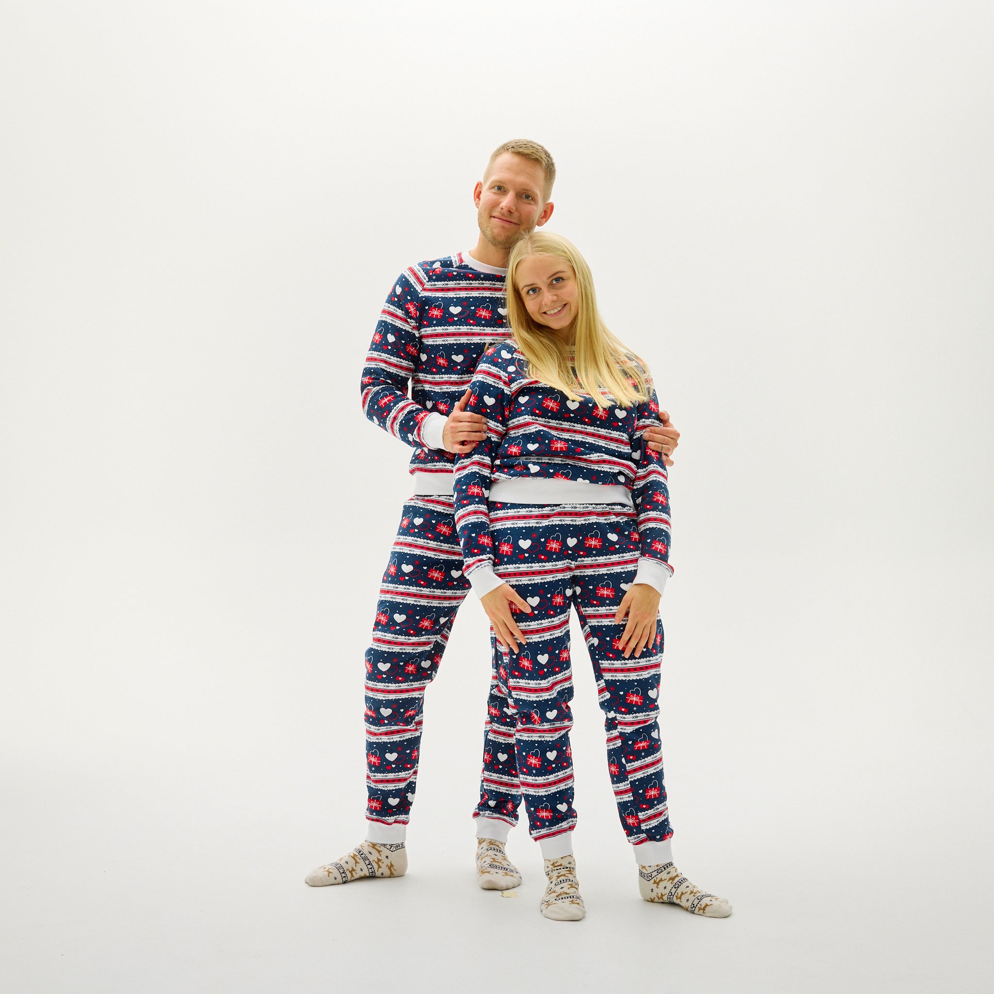 Valentinessæt Navy - Dame.