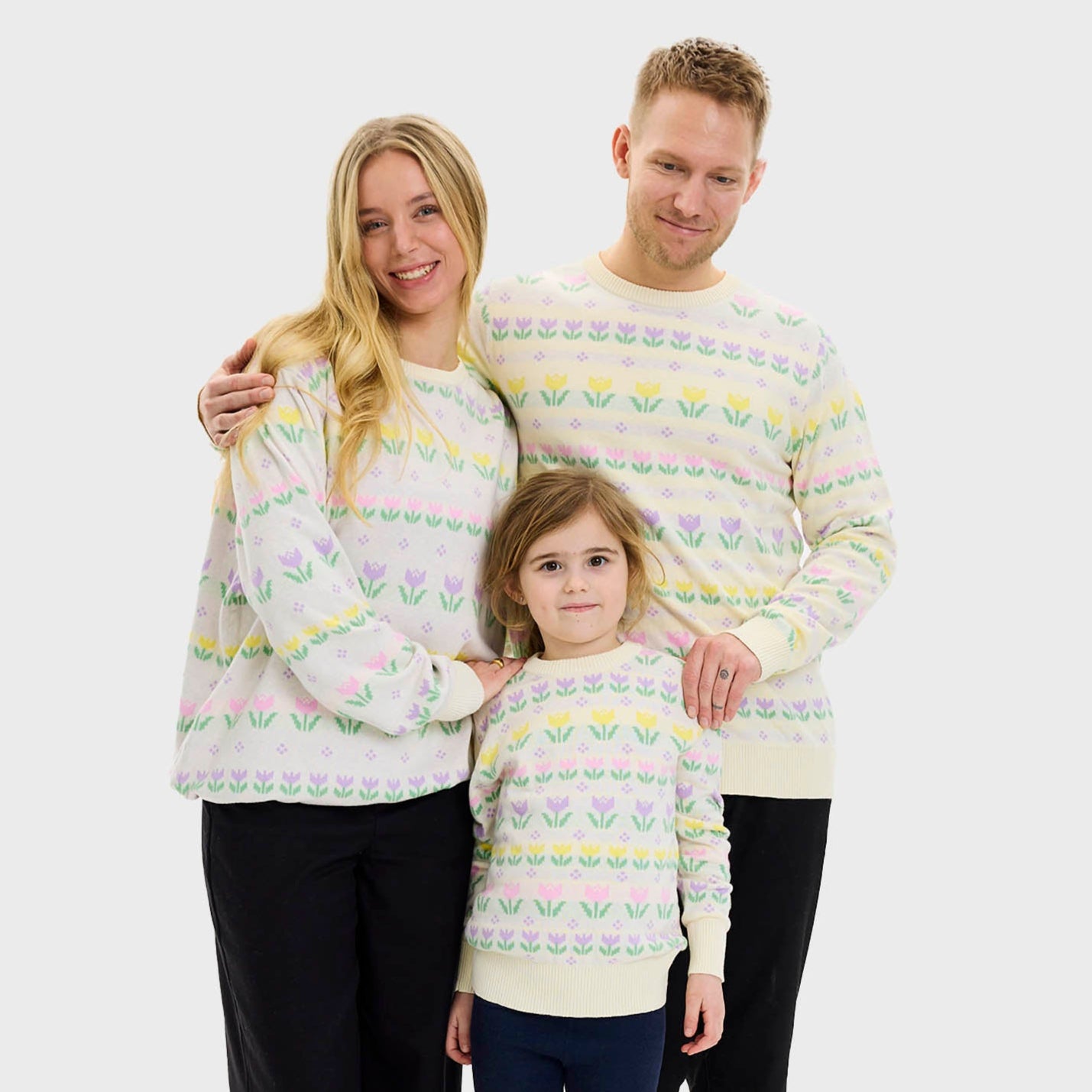 Påskeliljens påskesweater - Dame