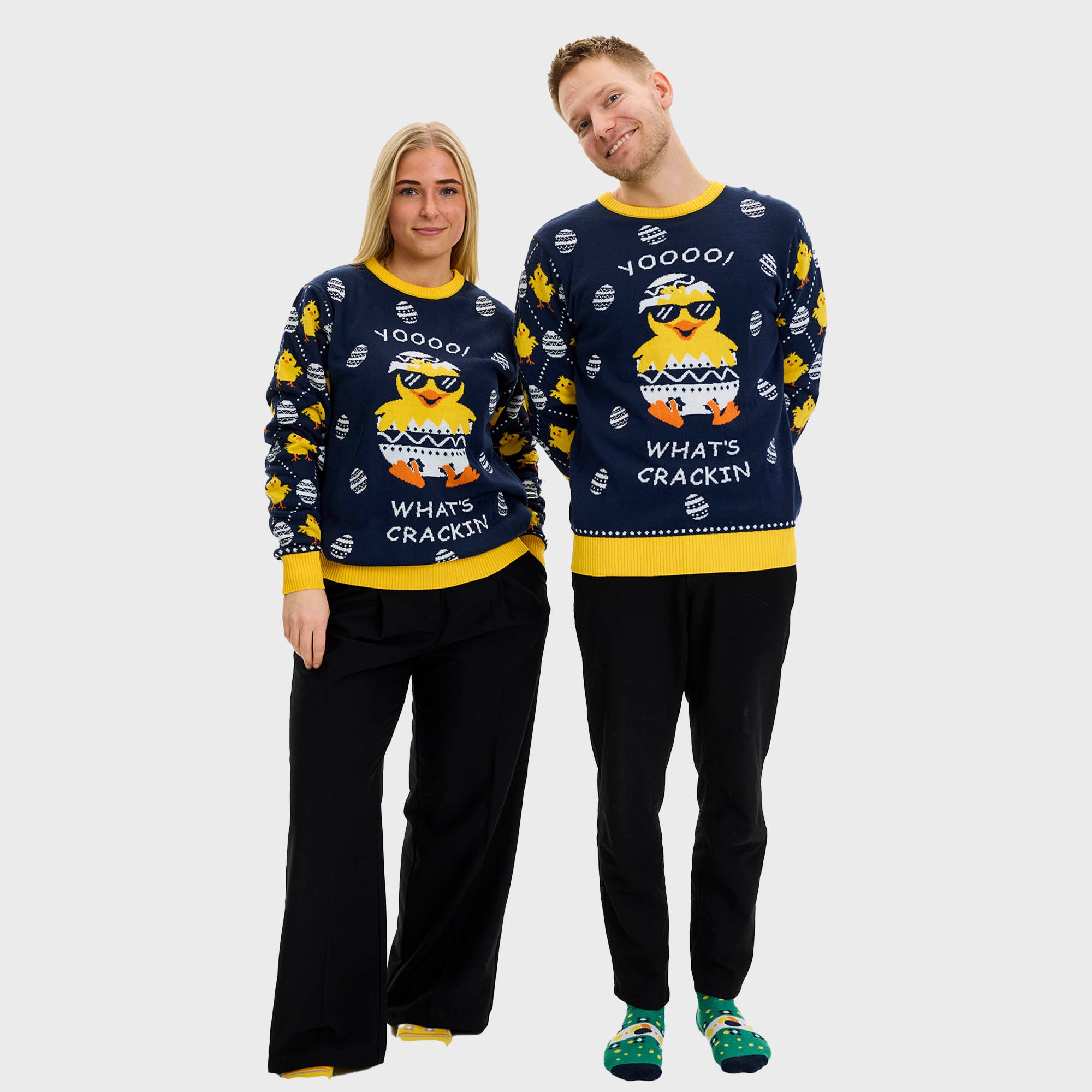 What's cracking Påskesweateren - Herre