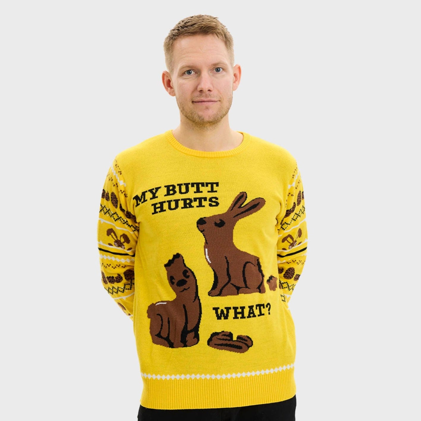 Påskekaninens påskesweater - Herre