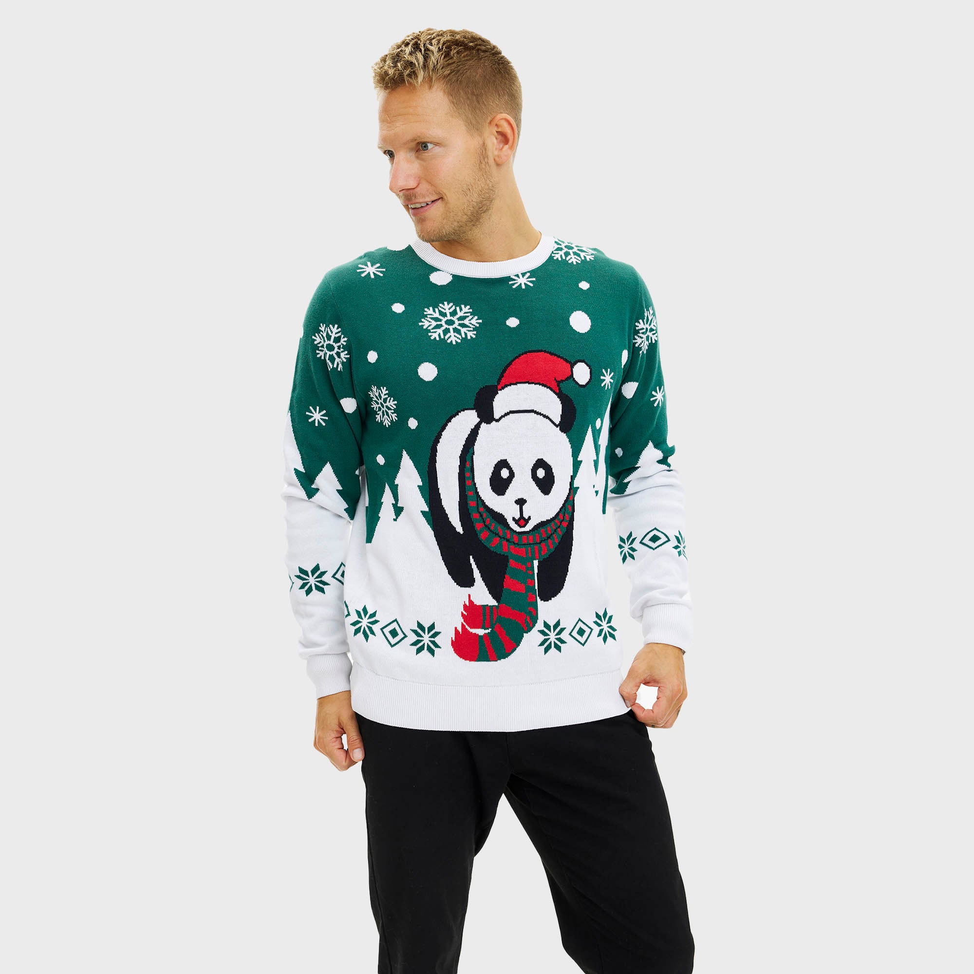 WWF - Pandaens julesweater - Herre.