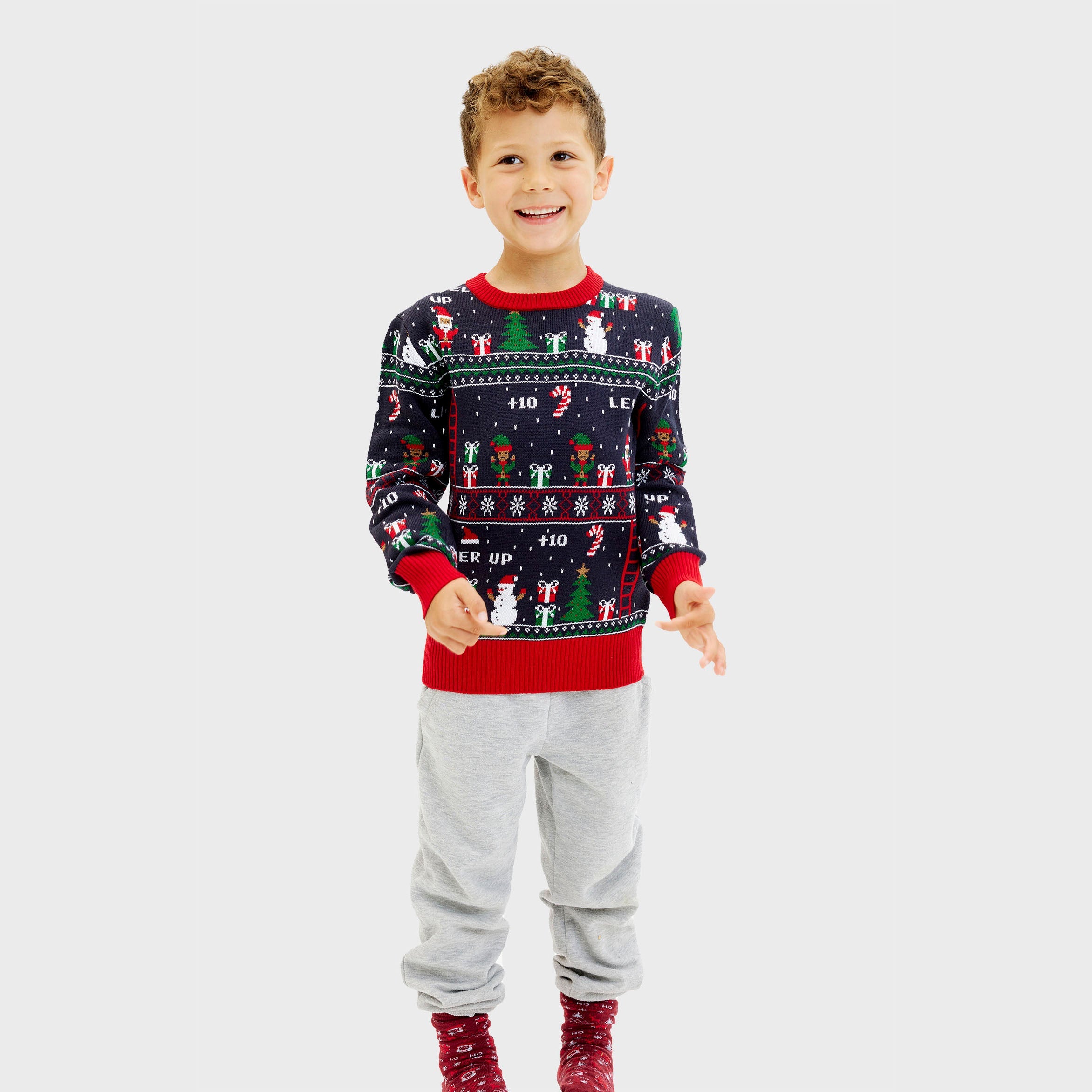 Vintage gamer julesweater - Barn