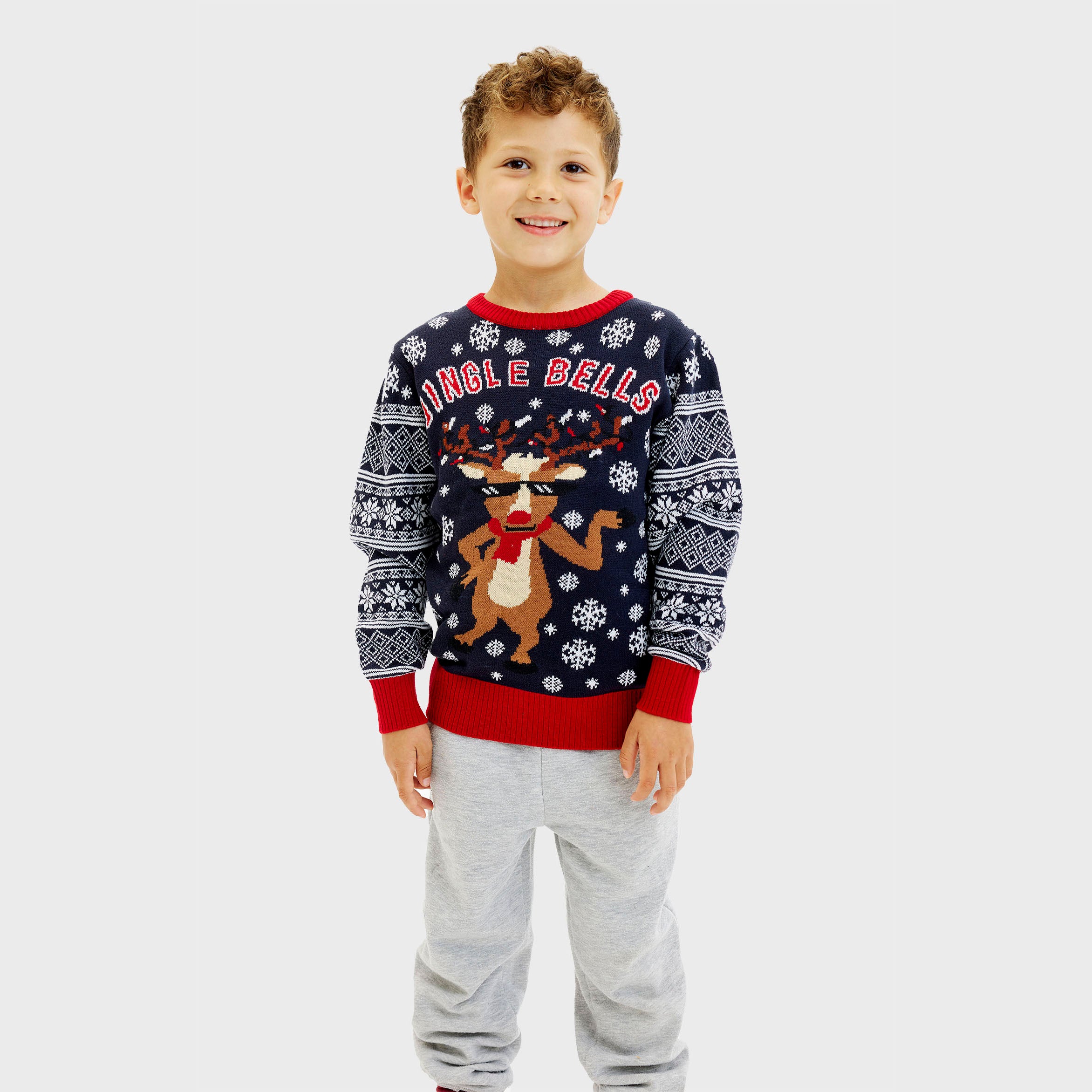 Jingle Bells Julesweateren - Børn