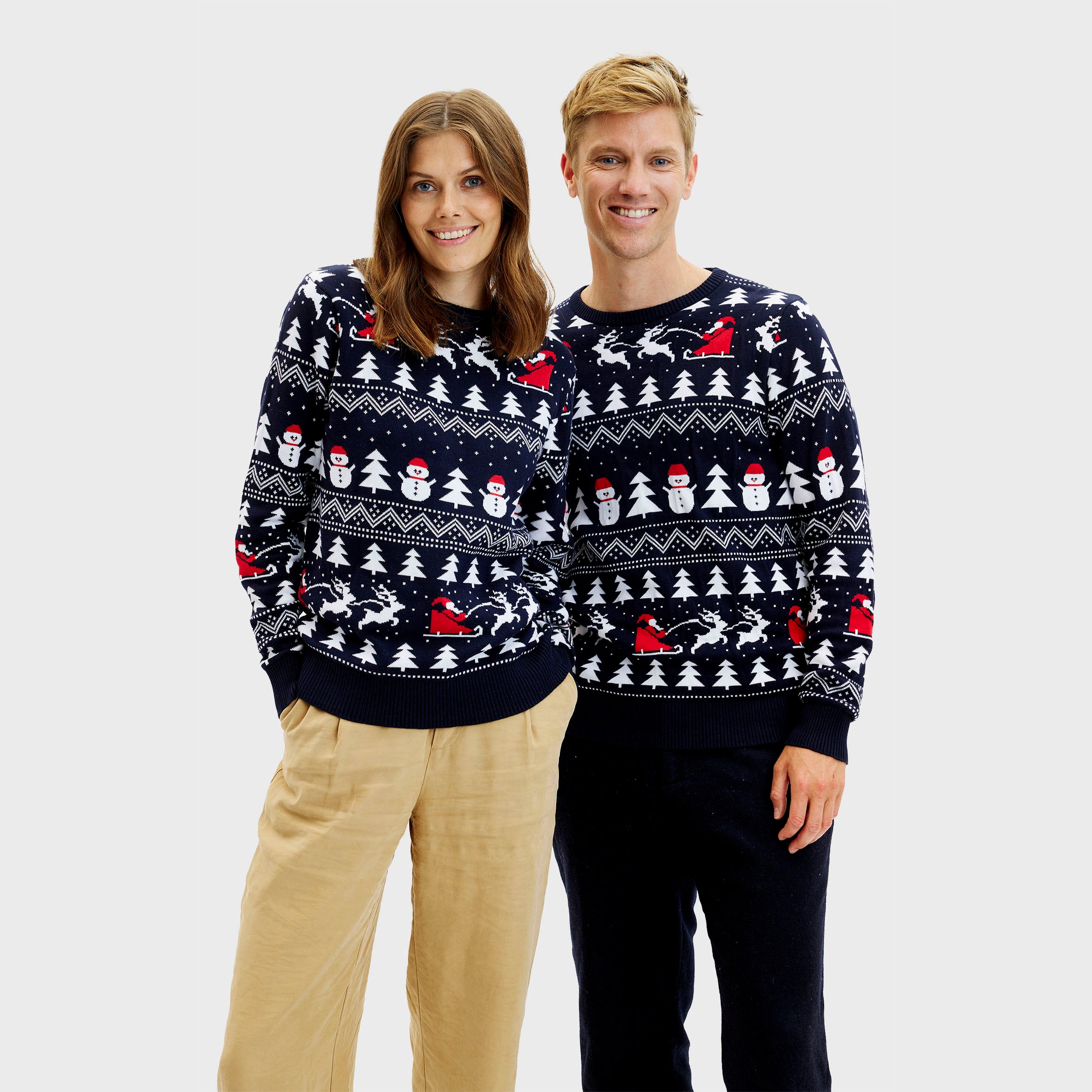 Den Stilede Julesweater - Familie