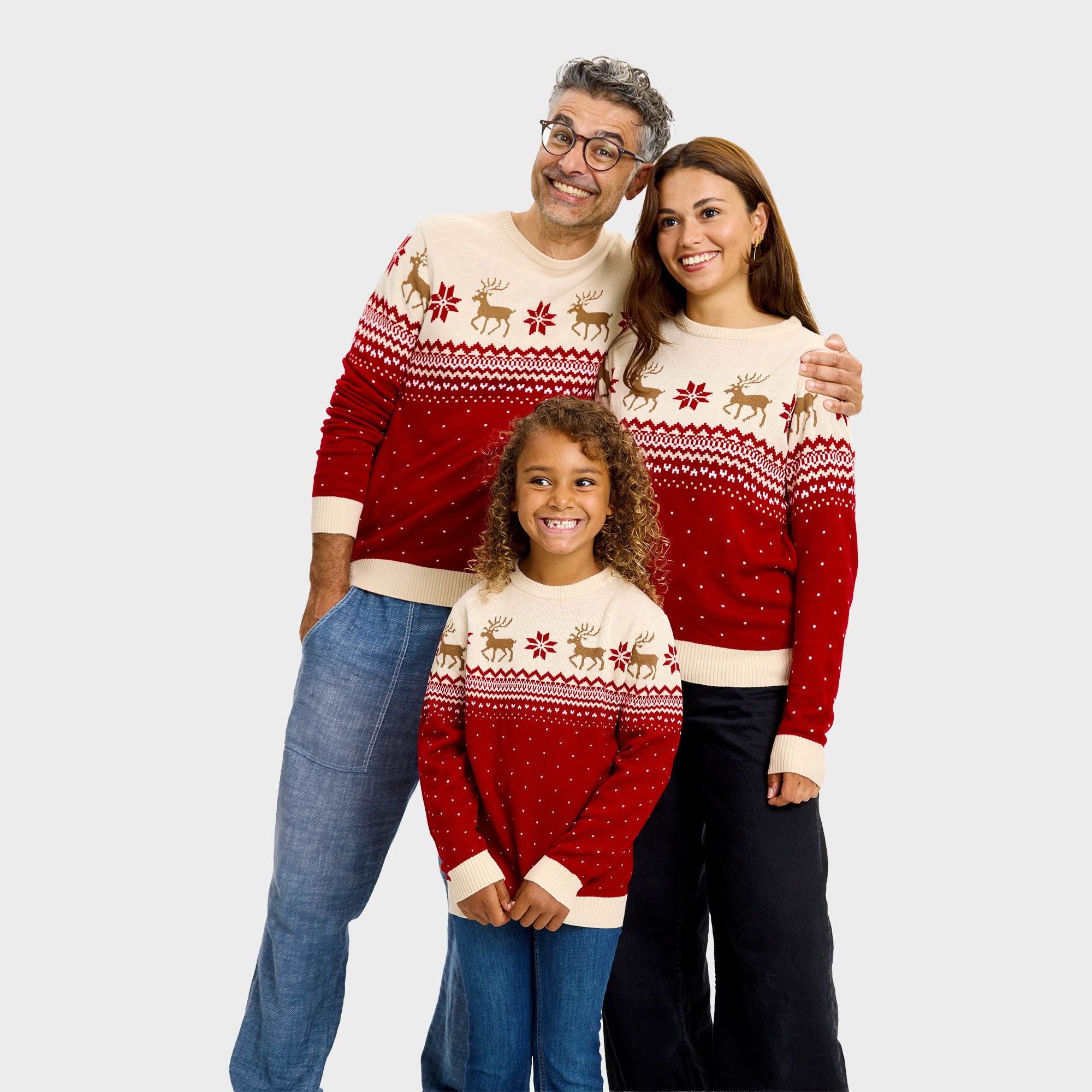 Den perfekte julesweater i rød til dame