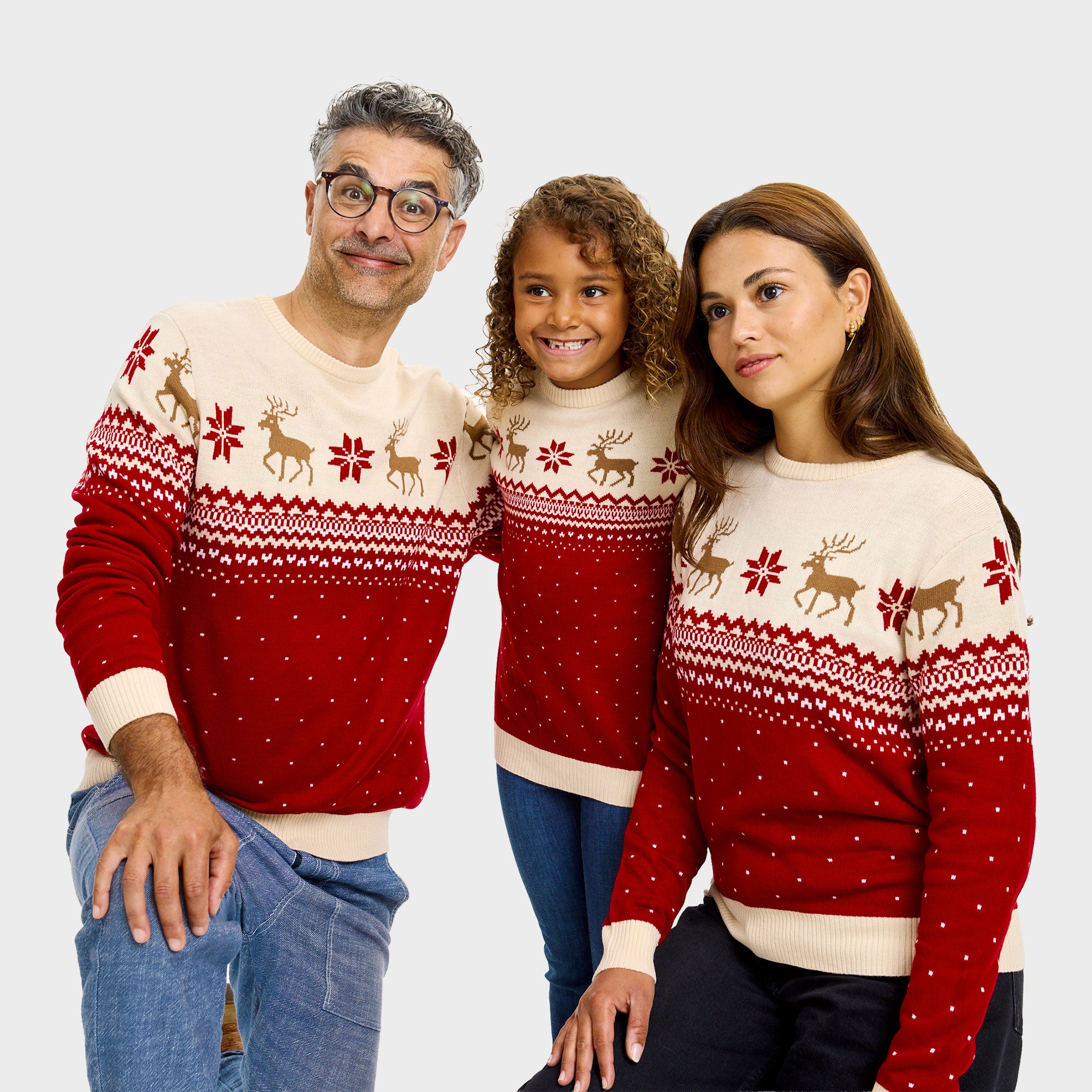 Den perfekte julesweater i rød til børn