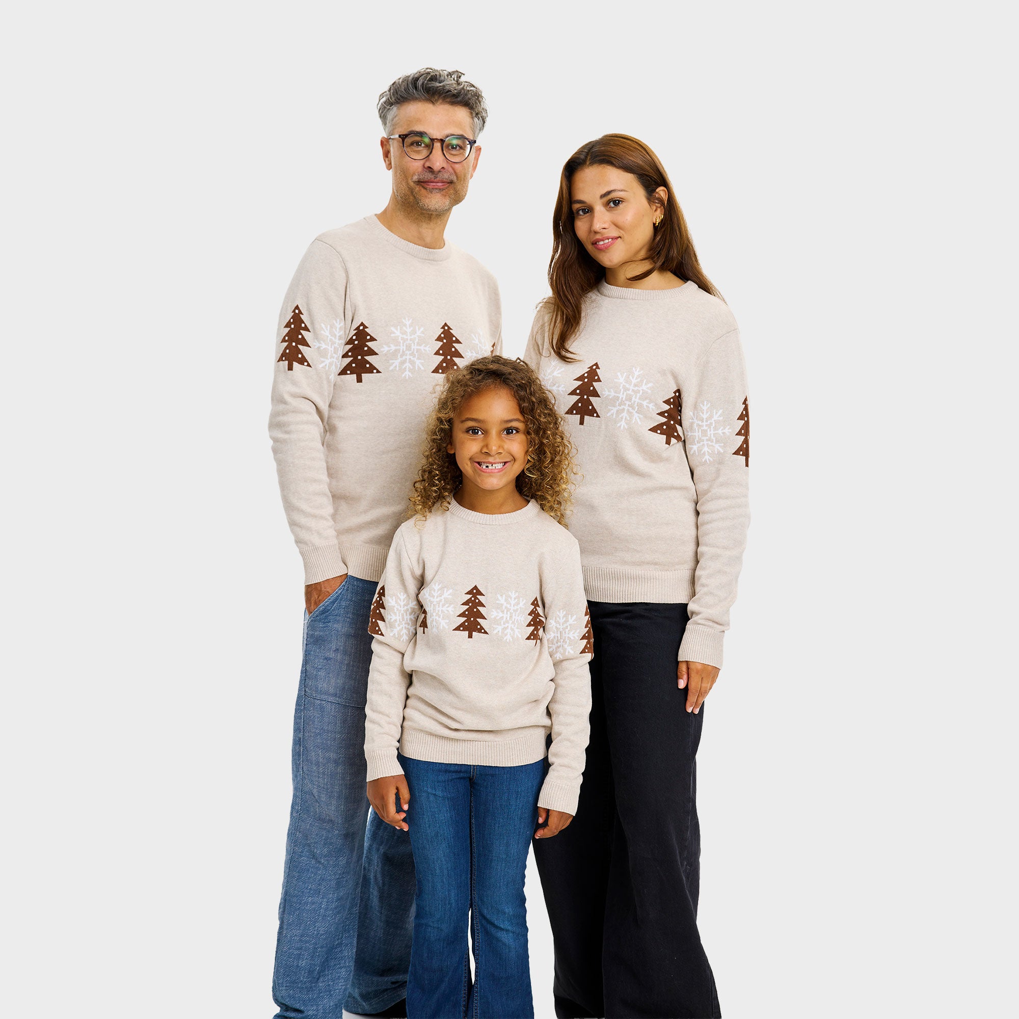 Den beige vintersweater til børn