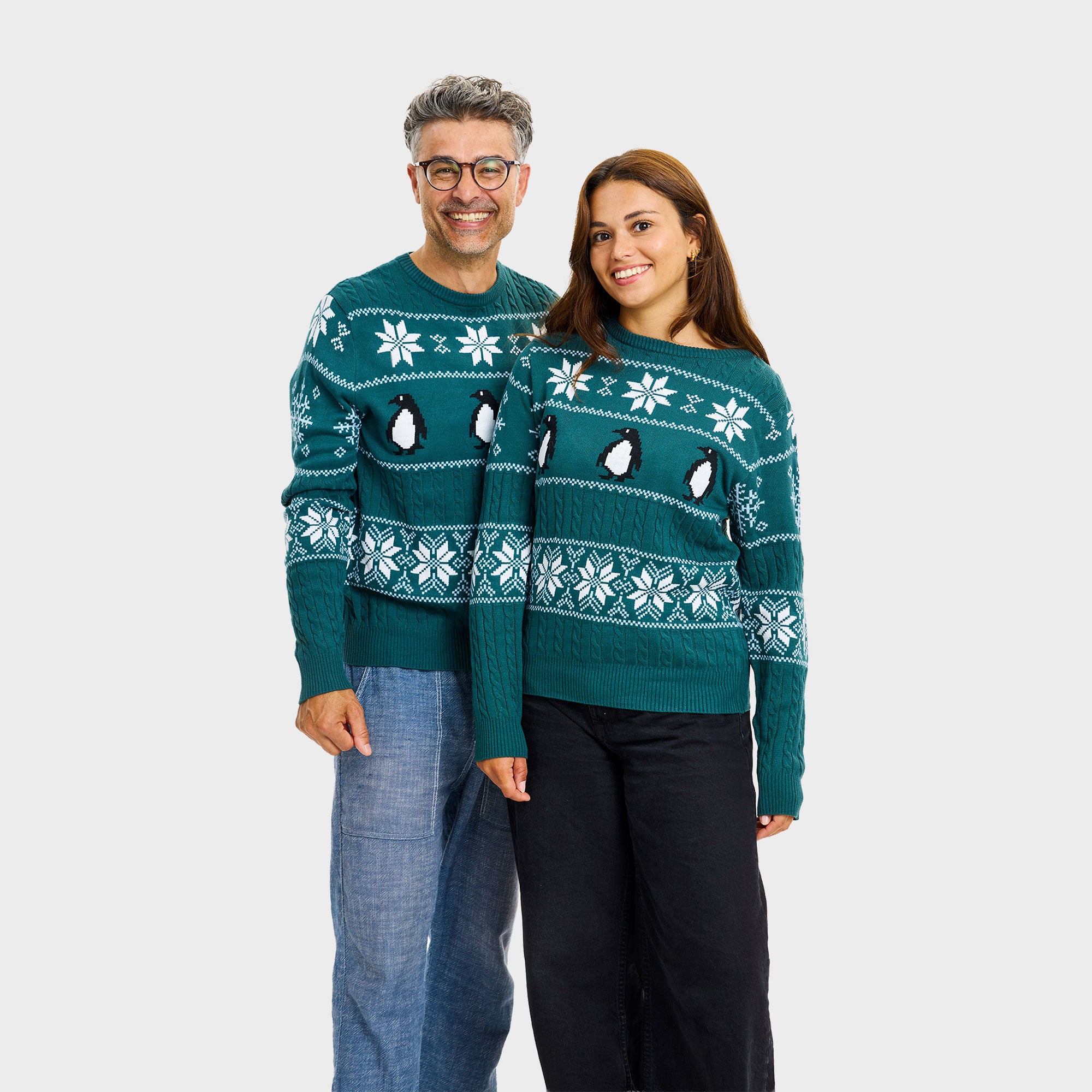 Pingvinens julesweater - Herre