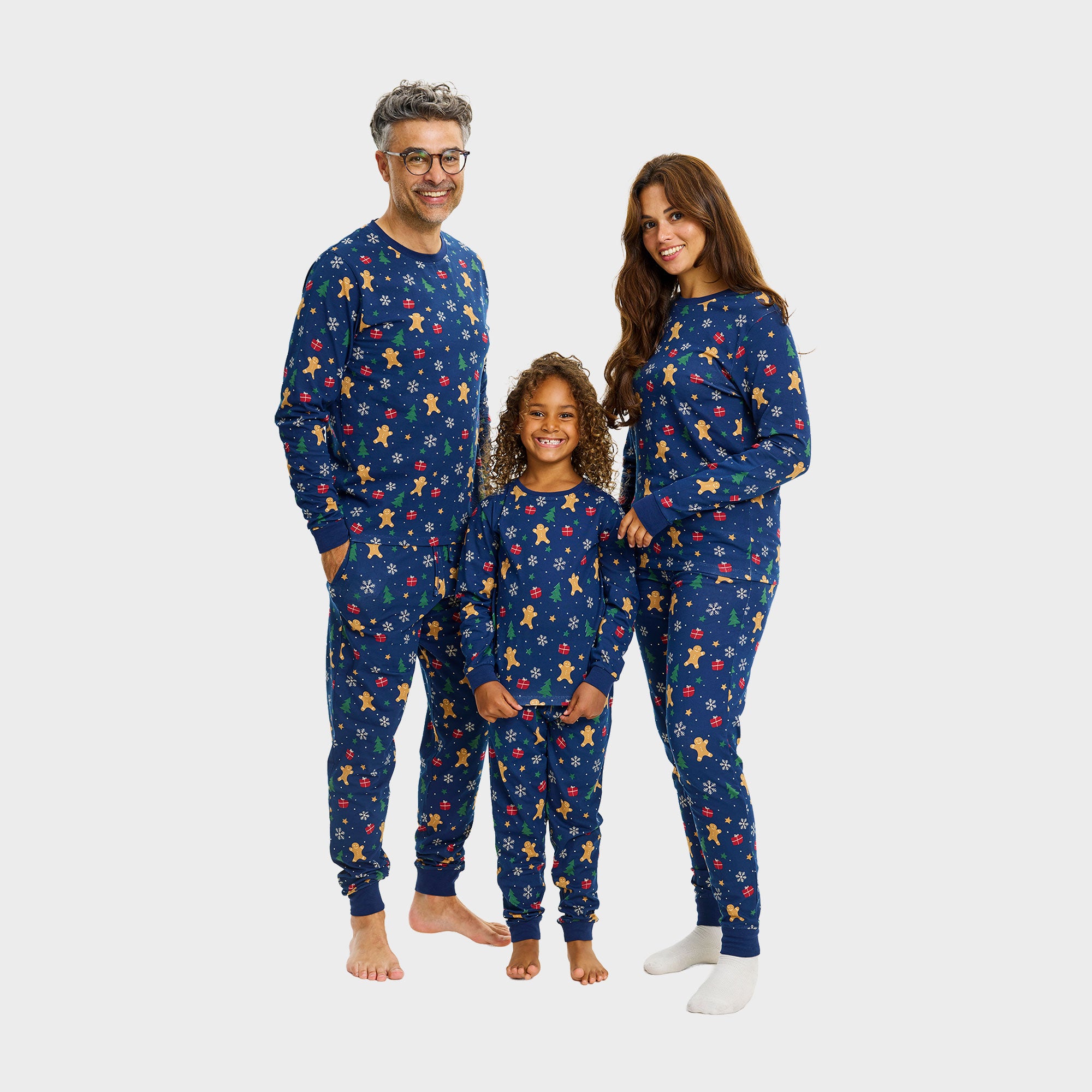 The gingerbread julepyjamas Navy til dame