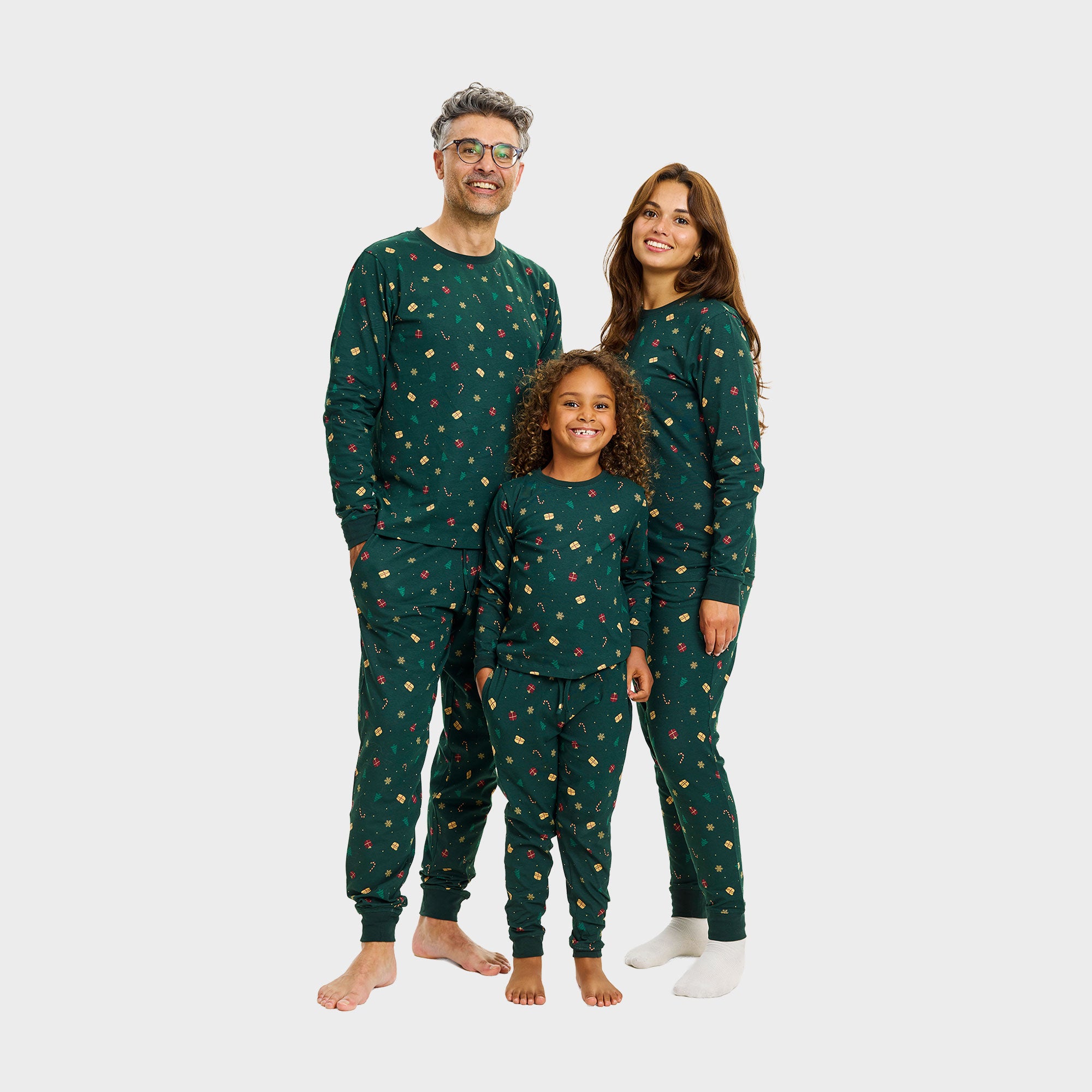 Juledrøm julepyjamas grøn til herre