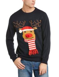 Rudof Julesweater i 3D med bjælder