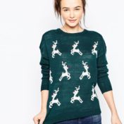 Dansende rensdyr på julesweater