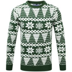 Grøn julesweater