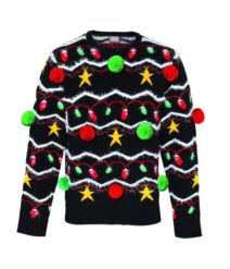 3d Julesweater med juledekoration